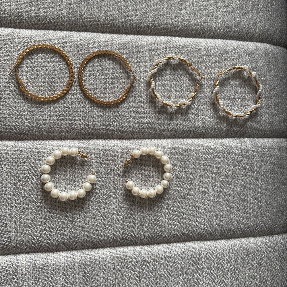 American Eagle Gold Hoops Bundle